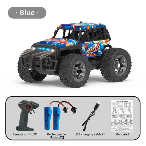  All-Terrain 1:20 RC Off-Road Truck with LED Lights & 4WD Fun cashymart