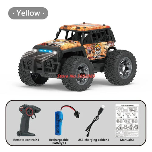  All-Terrain 1:20 RC Off-Road Truck with LED Lights & 4WD Fun cashymart