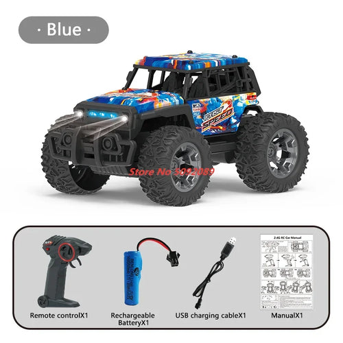  All-Terrain 1:20 RC Off-Road Truck with LED Lights & 4WD Fun cashymart
