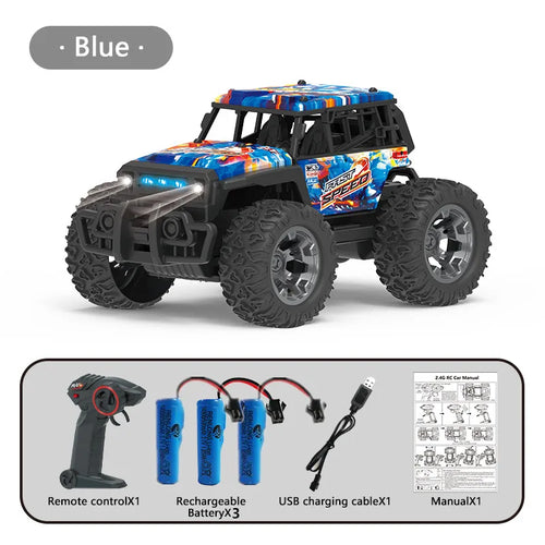  All-Terrain 1:20 RC Off-Road Truck with LED Lights & 4WD Fun cashymart