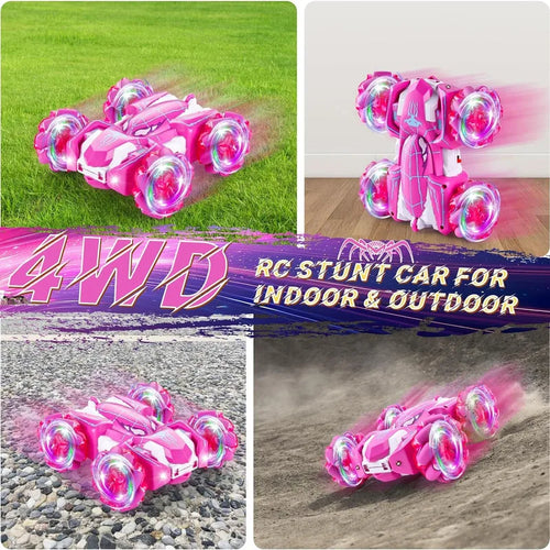  All-Terrain Double-Sided Spider RC Car with 360° Stunt Capabilities cashymart