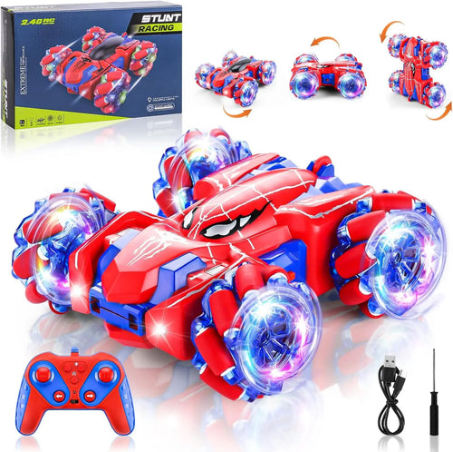  All-Terrain Double-Sided Spider RC Car with 360° Stunt Capabilities cashymart