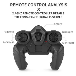  All-Terrain JJRC Q137 Amphibious 8-Wheel Remote Control Stunt Truck cashymart