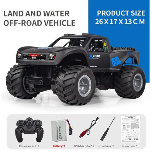  All-Terrain JJRC Q156 4WD Amphibious Stunt RC Car cashymart