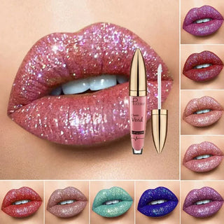  Alluring 18-Color Glitter Lip Gloss cashymart