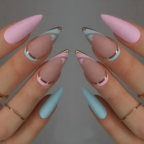  Almond Press On Nail Tips cashymart