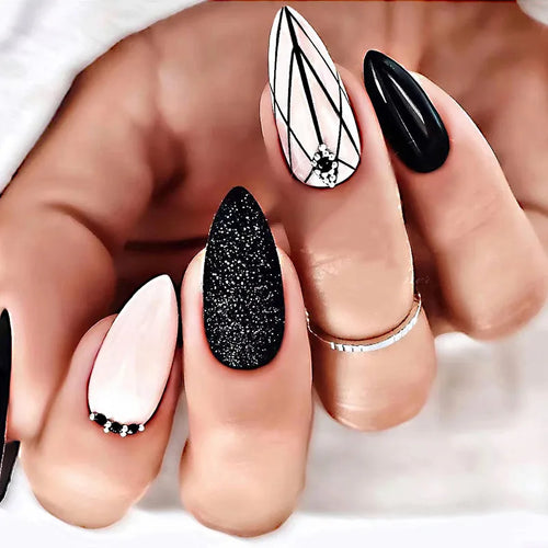  Almond Press On Nail Tips cashymart