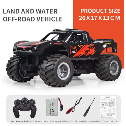  Amphibious 4WD Remote Control Stunt Car - Waterproof Adventure Toy cashymart