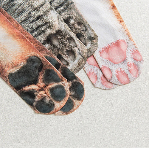  Animal Paw Long Socks cashymart