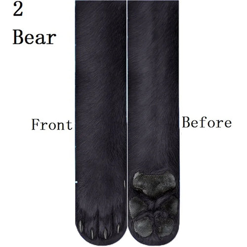  Animal Paw Long Socks cashymart
