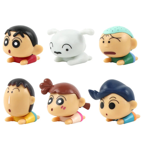  Anime Crayon Shin-chan Action Figure Set cashymart