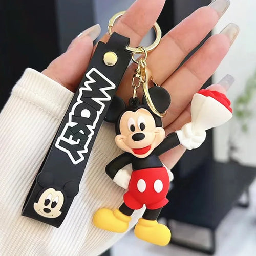  Anime Disney Keychain Mickey Minnie Lilo Stitch cashymart