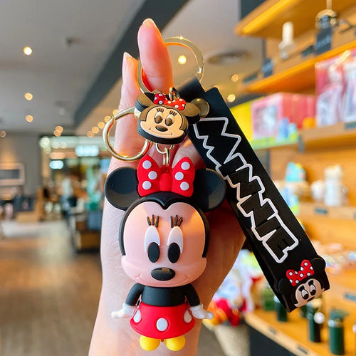  Anime Disney Keychain Mickey Minnie Lilo Stitch cashymart