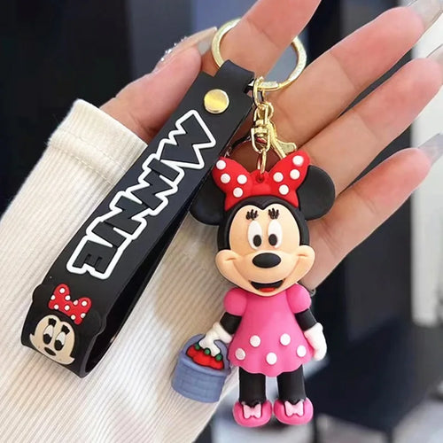  Anime Disney Keychain Mickey Minnie Lilo Stitch cashymart