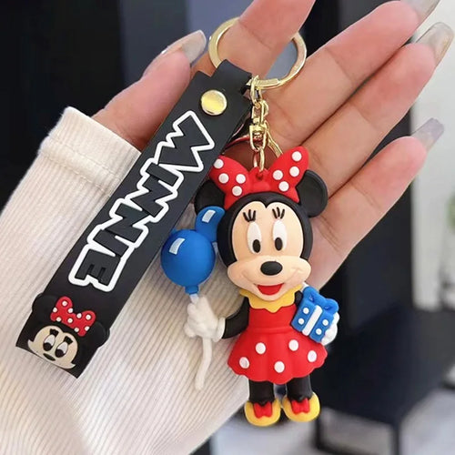  Anime Disney Keychain Mickey Minnie Lilo Stitch cashymart