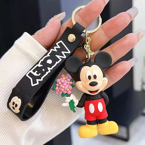  Anime Disney Keychain Mickey Minnie Lilo Stitch cashymart