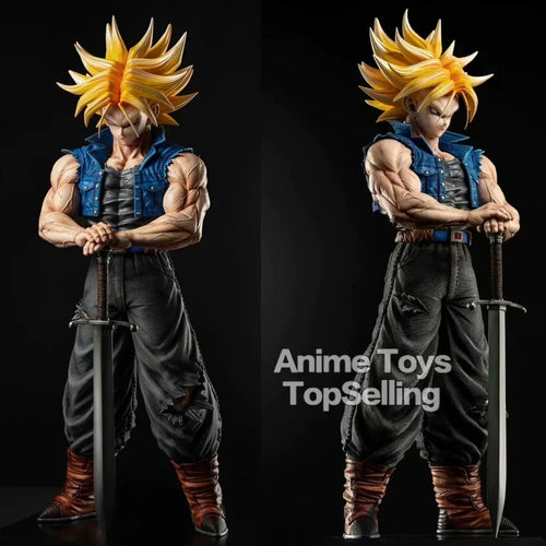  Anime Dragon Ball Z Trunks Figure 25cm Statue cashymart
