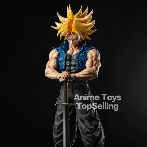  Anime Dragon Ball Z Trunks Figure 25cm Statue cashymart