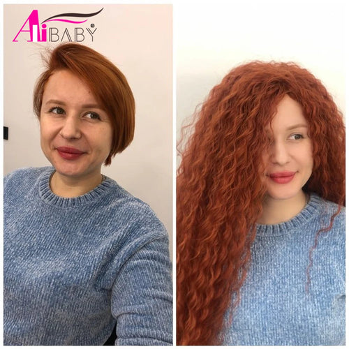  Ariel Afro Curl Water Wave Hair Extension cashymart