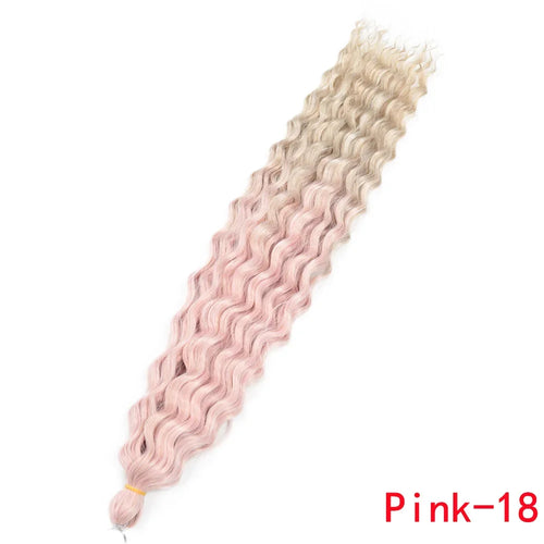  Ariel Afro Curl Water Wave Hair Extension cashymart