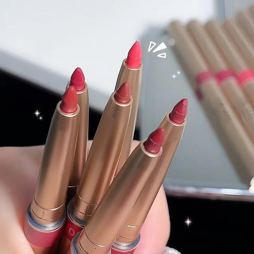  Auto Rotate Red Lip Liner Pencil cashymart