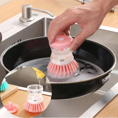  Automatic Kitchen Dish Brush with Soap Dispenser cashymart