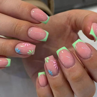  Autumn Maple Leaves French Fake Nails cashymart