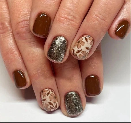  Autumn Press-On Nails cashymart