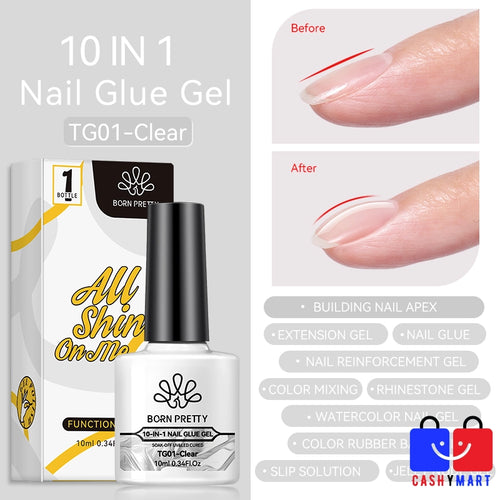  BORN PRETTY 10ml Jelly Nude Gel Nail Polish cashymart