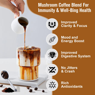  BWEORTHS Mushroom Coffee 250G - 10 in 1 Health Boost cashymart
