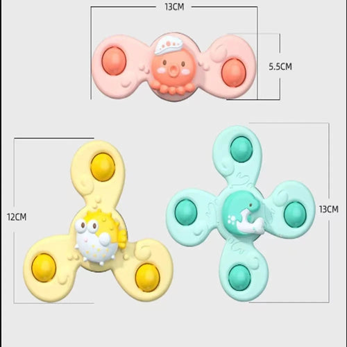  Baby Bath Toys Suction Cup Set for Kids cashymart