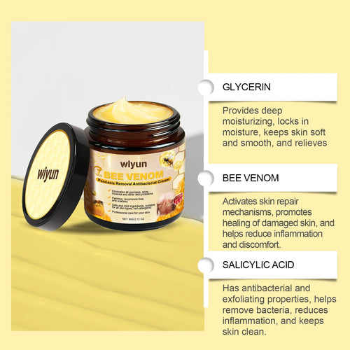  Bee Venom Body Cream 60g for Dry Skin Relief cashymart