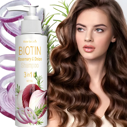  Biotin Rosemary Onion 3 in 1 Shampoo for Hair Care cashymart