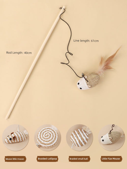  Bite-Resistant Bell Mouse Toy cashymart