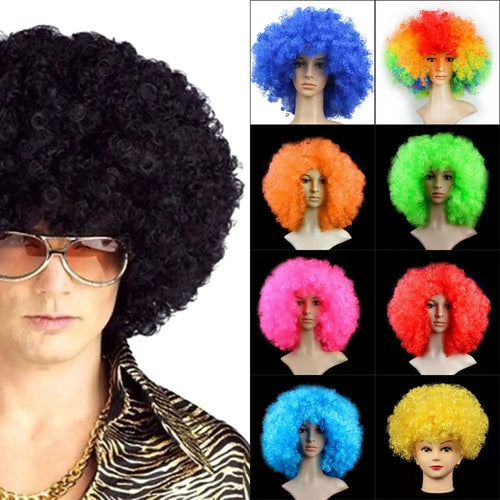  Black Afro Curly Wig for Adults in 10 Colors cashymart