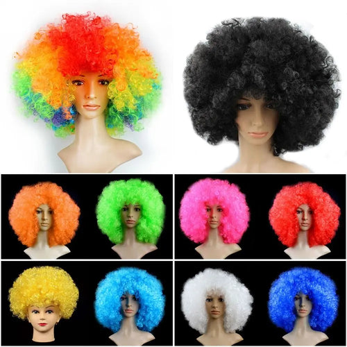  Black Afro Curly Wig for Adults in 10 Colors cashymart