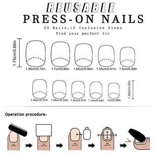  Black Halloween Press-on Nails cashymart