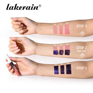  Blading Lip Gloss Peel and Stick Set Waterproof Pink Lip Gloss cashymart