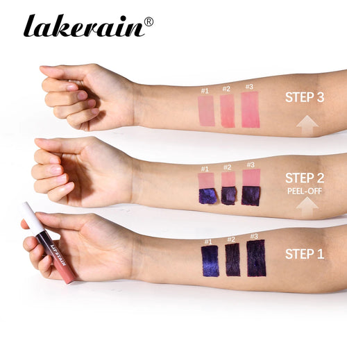  Blading Lip Gloss Peel and Stick Set Waterproof Pink Lip Gloss cashymart