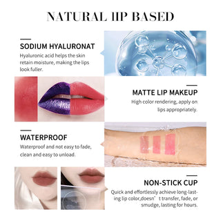  Blading Lip Gloss Peel and Stick Set Waterproof Pink Lip Gloss cashymart
