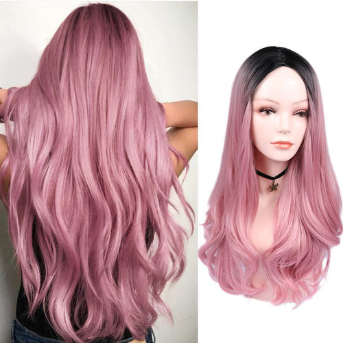  Blonde Ombre Long Curly Wigs cashymart