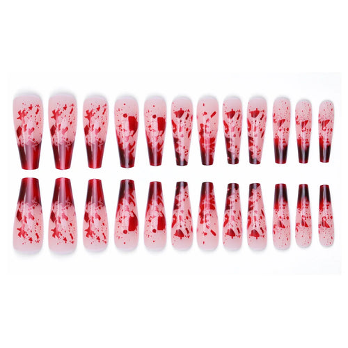  Blood Drop Fake Nails cashymart
