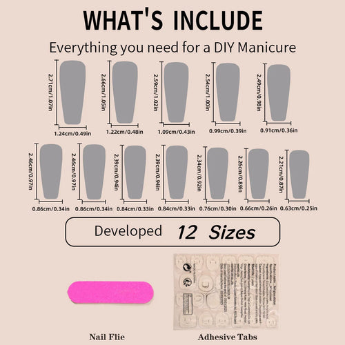  Bloodlust Glam: 24PCS Chilling Press-On Nails cashymart