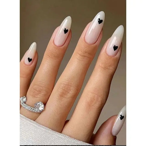  Blue Flame Love Press-On Nails cashymart