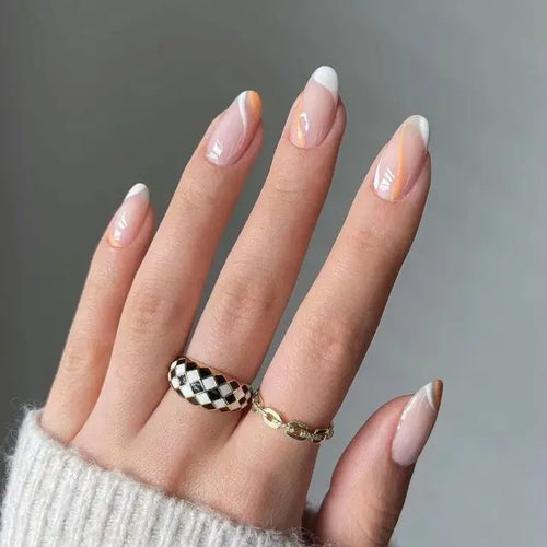  Blue Flame Love Press-On Nails cashymart