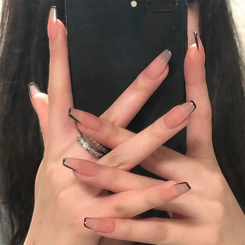  Blue Flame Love Press-On Nails cashymart