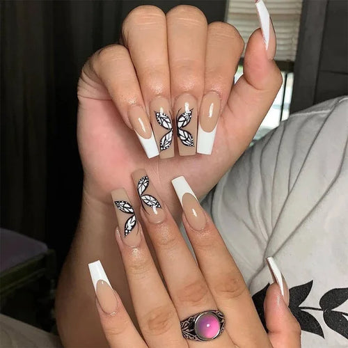  Blue Flame Love Press-On Nails cashymart