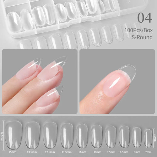  Born Pretty Solid Nail Tips Gel 30ml Long Lasting Manicure cashymart