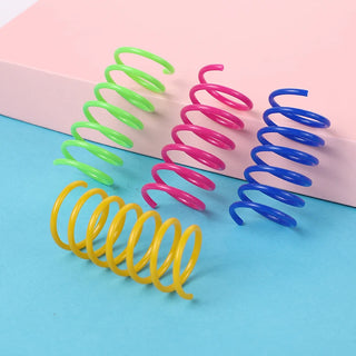  Bouncy Colorful Spring Cat Toys cashymart