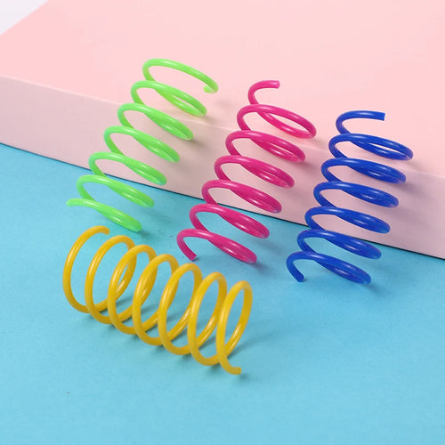  Bouncy Colorful Spring Cat Toys cashymart